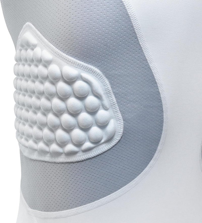 COOLOMG Mens Baseball Chest Rib Protector Adult Football Padded Compression Shirt Heart Sternum Guard - Image 3